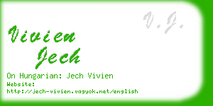 vivien jech business card